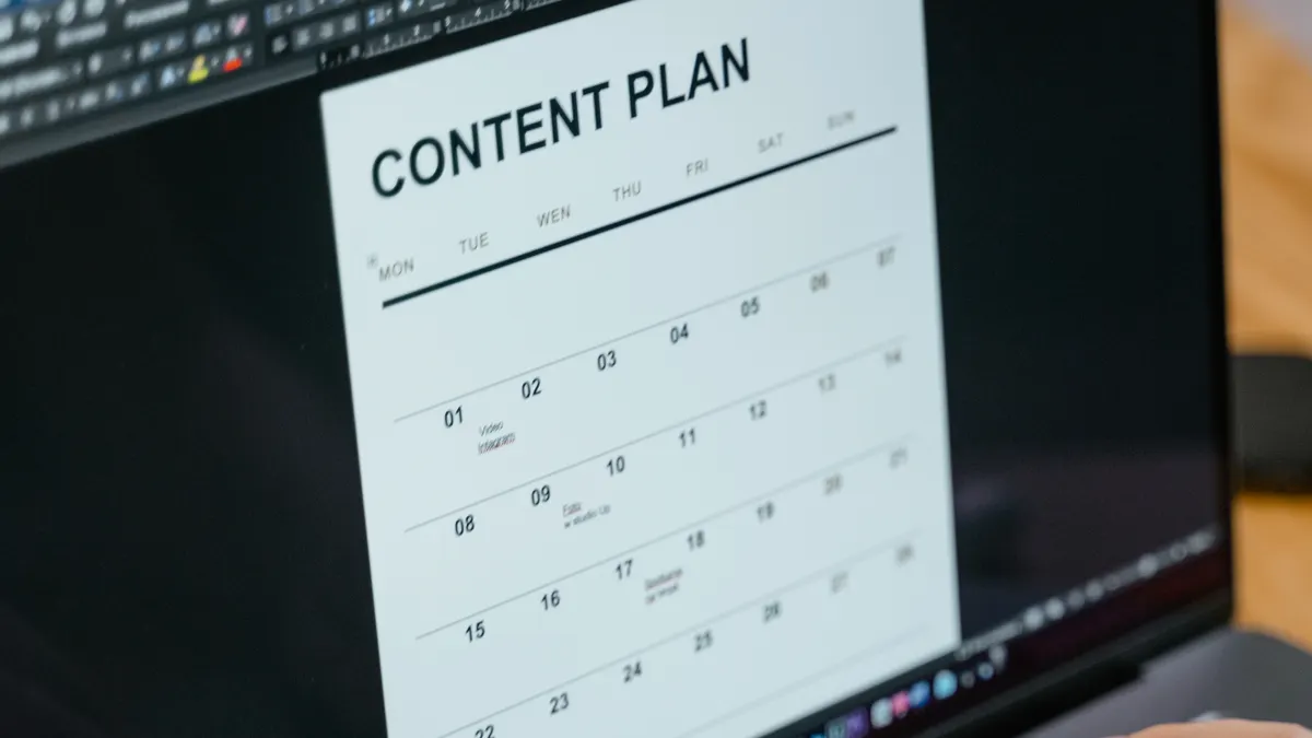 How to choose a content writing service — Person Doing a Content Plan